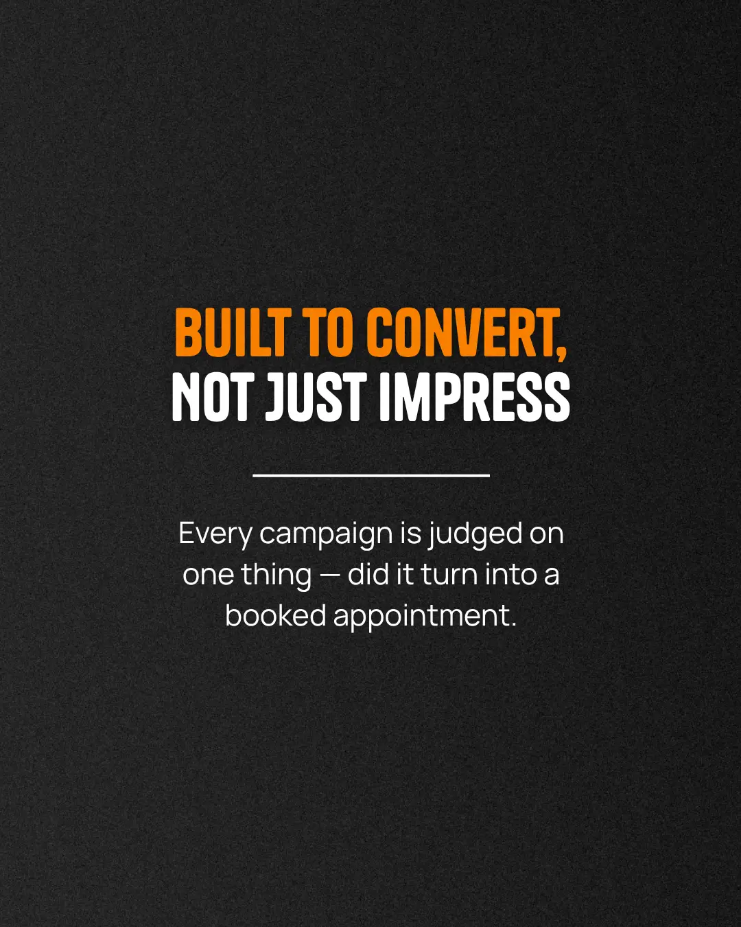 built to convert