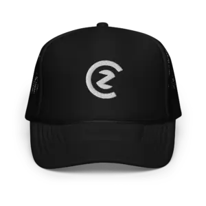 ZC Black Foam Trucker Hat