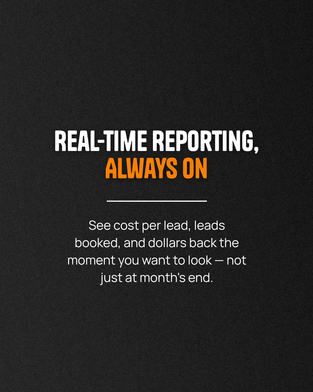 real time reporting