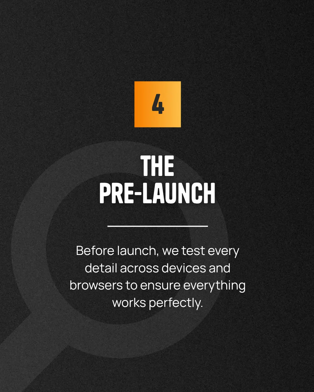 the pre launch
