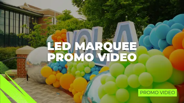led marquee promo video thumbnail